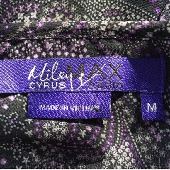 Miley Cyrus & Max Azria Paisley Blouse - Picture 5 of 5